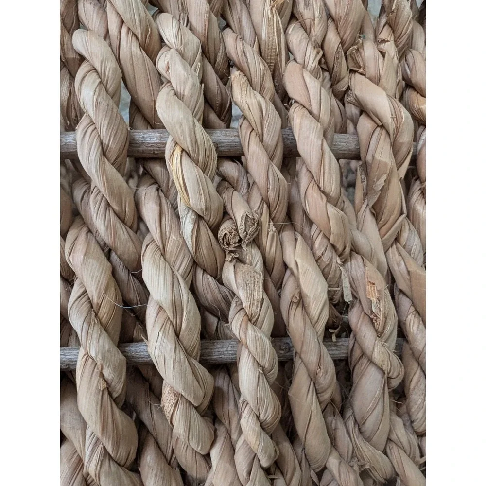 Split Oak 12in Basket With Wood Handles